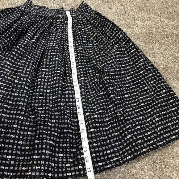 Handmade Floral Midi Skirt Cottagecore Vintage Skirt - Picture 6 of 6